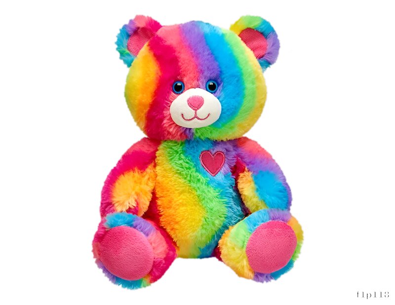 Rainbow Plush Bear
