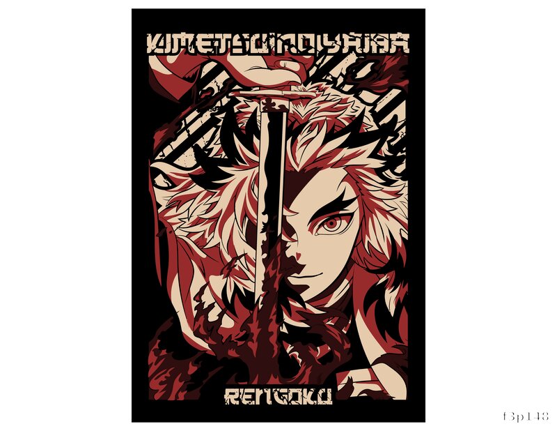 Rengoku DTF Design