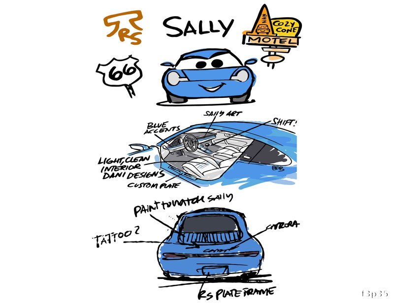 Sally from Cars