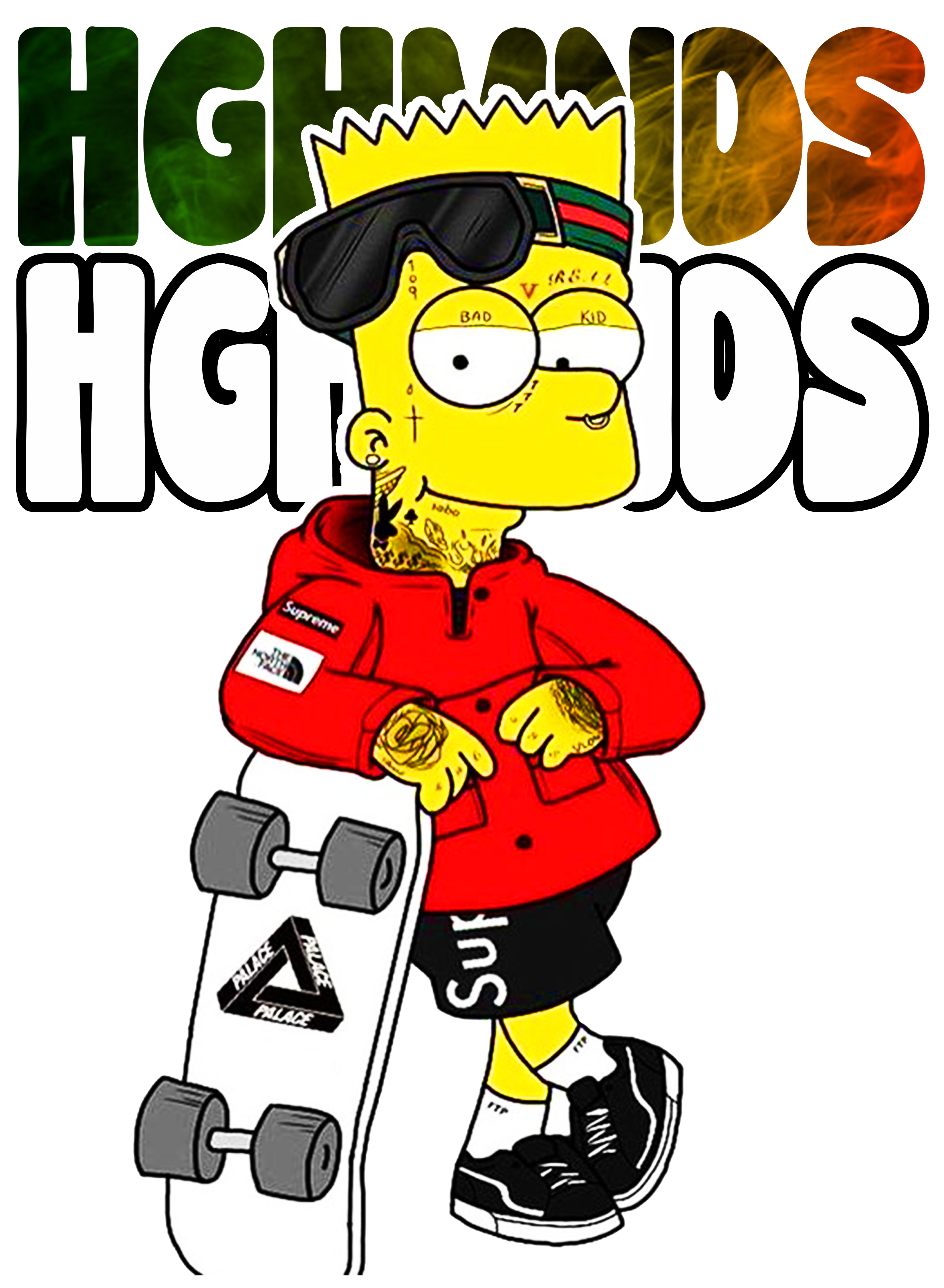 Skateboard Bart