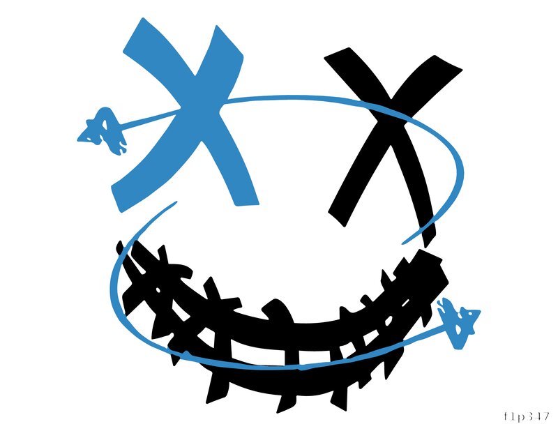 Smiling Skull Design