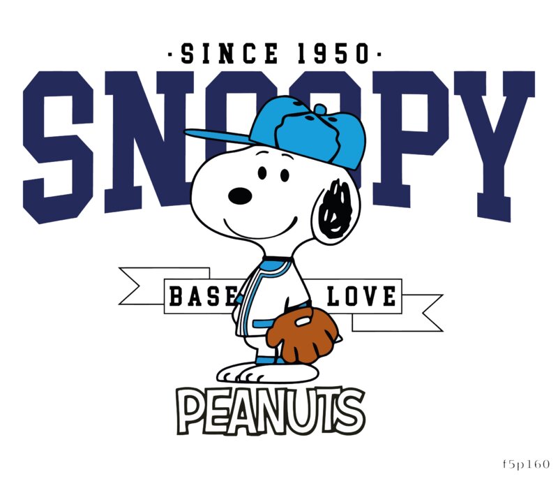 Snoopy Baseball Love