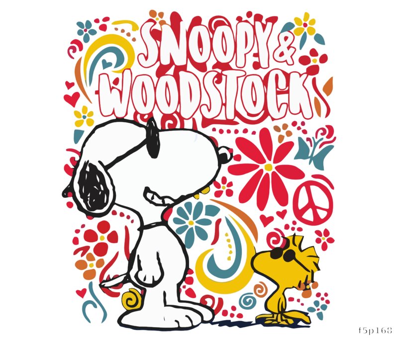 Snoopy & Woodstock Retro Design