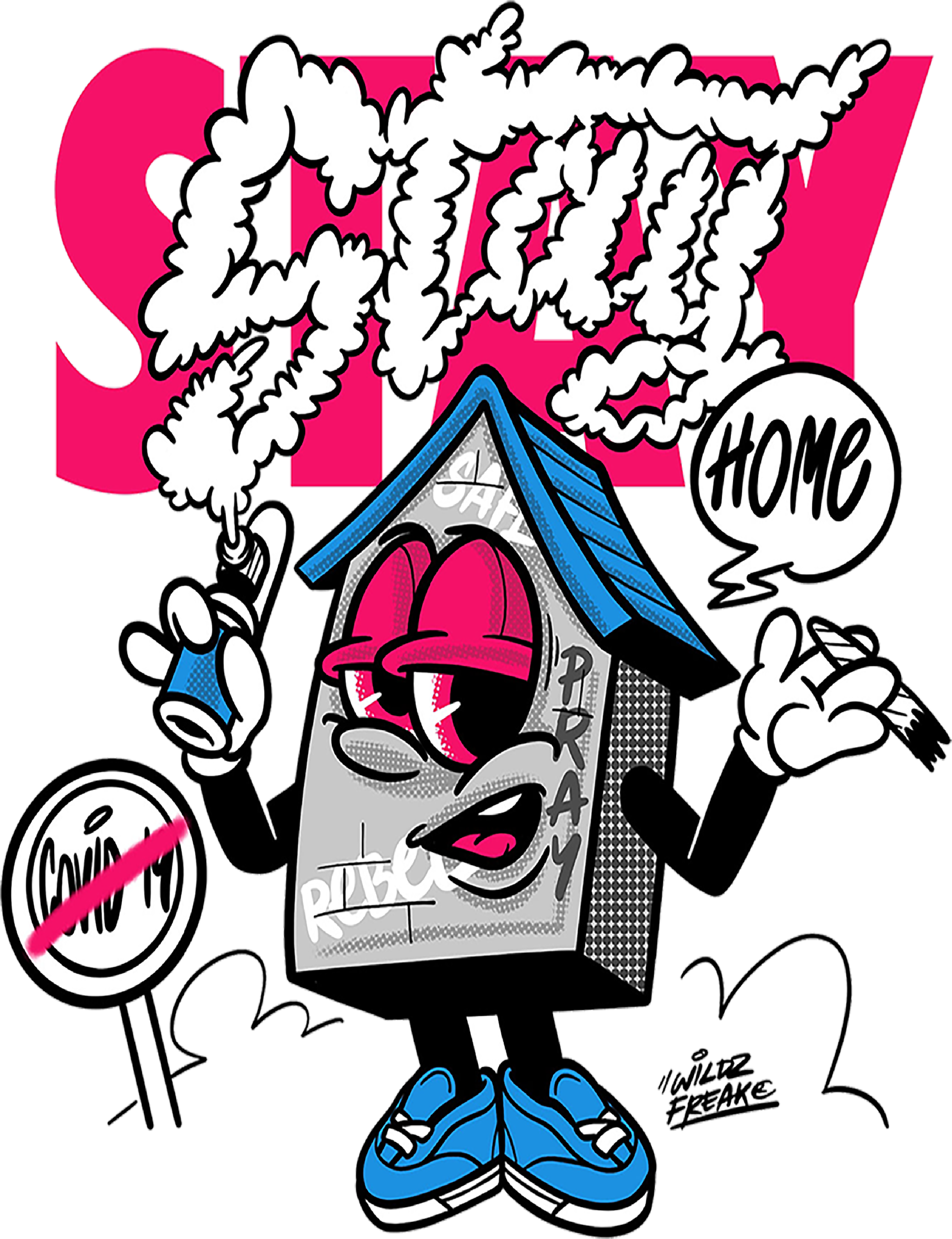 Stay Home Graphic