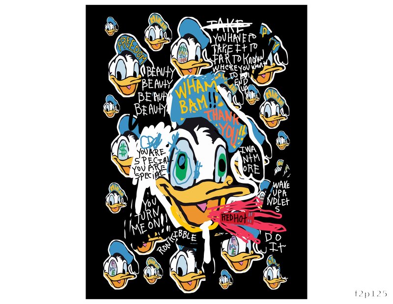 Street Art Donald Duck