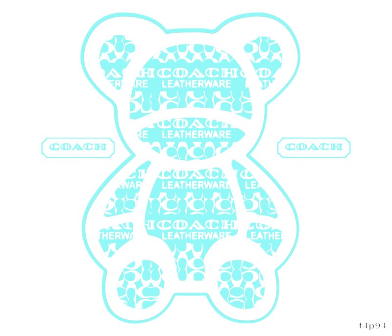 Stylish Bear Print