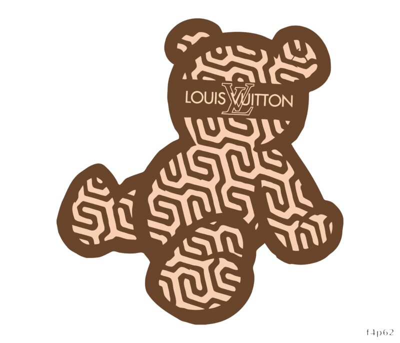 Stylish Bear Print