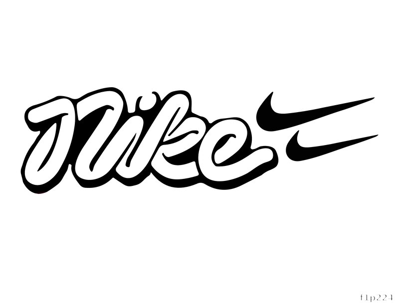 Stylish Nike Typography