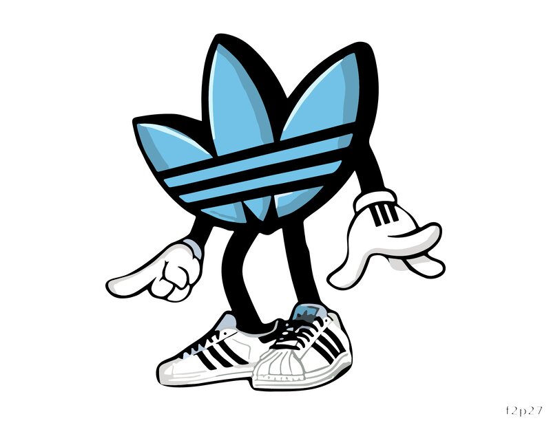 Stylish Sneaker Character