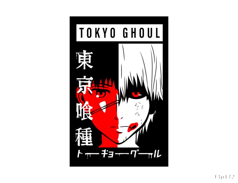 Tokyo Ghoul DTF Design
