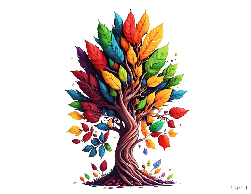 Vibrant Autumn Tree