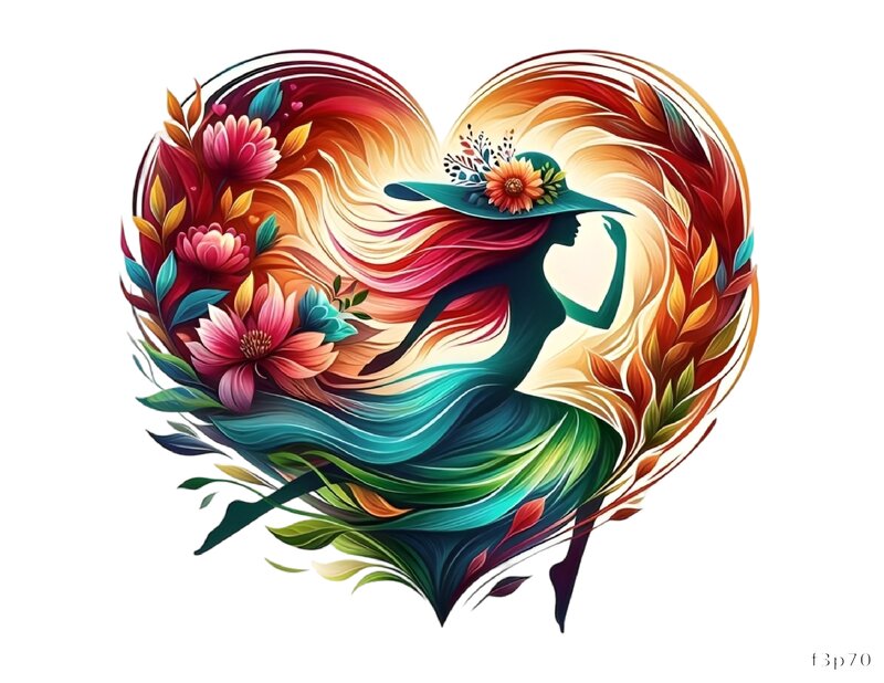 Vibrant Floral Dance