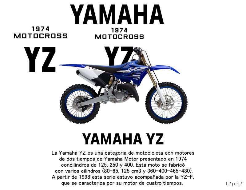 Yamaha YZ Motocross Design